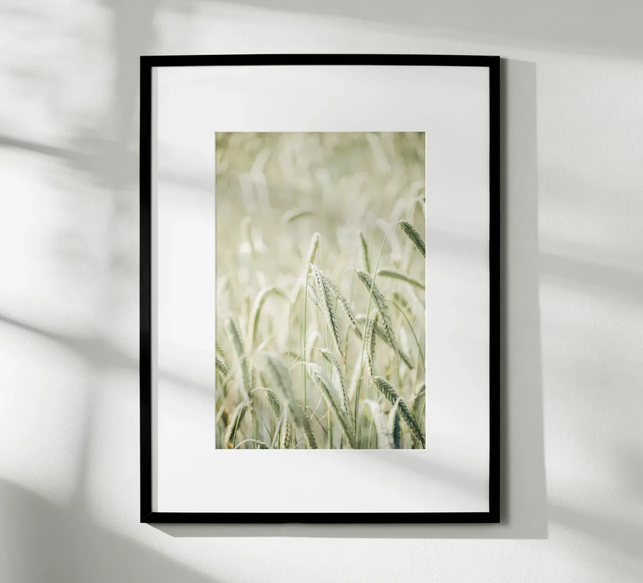 FeldSchärfe - Dänemark Poster mit Aluminium Rahmen von stine wiemann