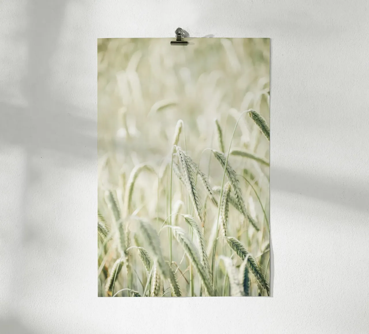 FeldSchärfe - Dänemark Poster mit Aluminium Rahmen von stine wiemann