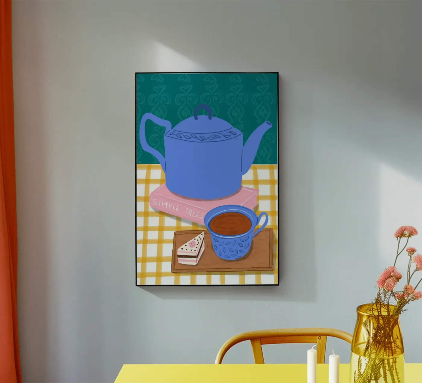 Tea Time No 02 acrylic glass by treechild