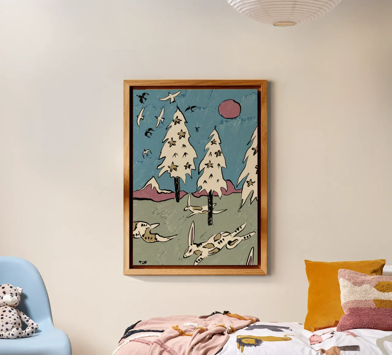 Hare Forest alluminio dibond da Raipa Studio