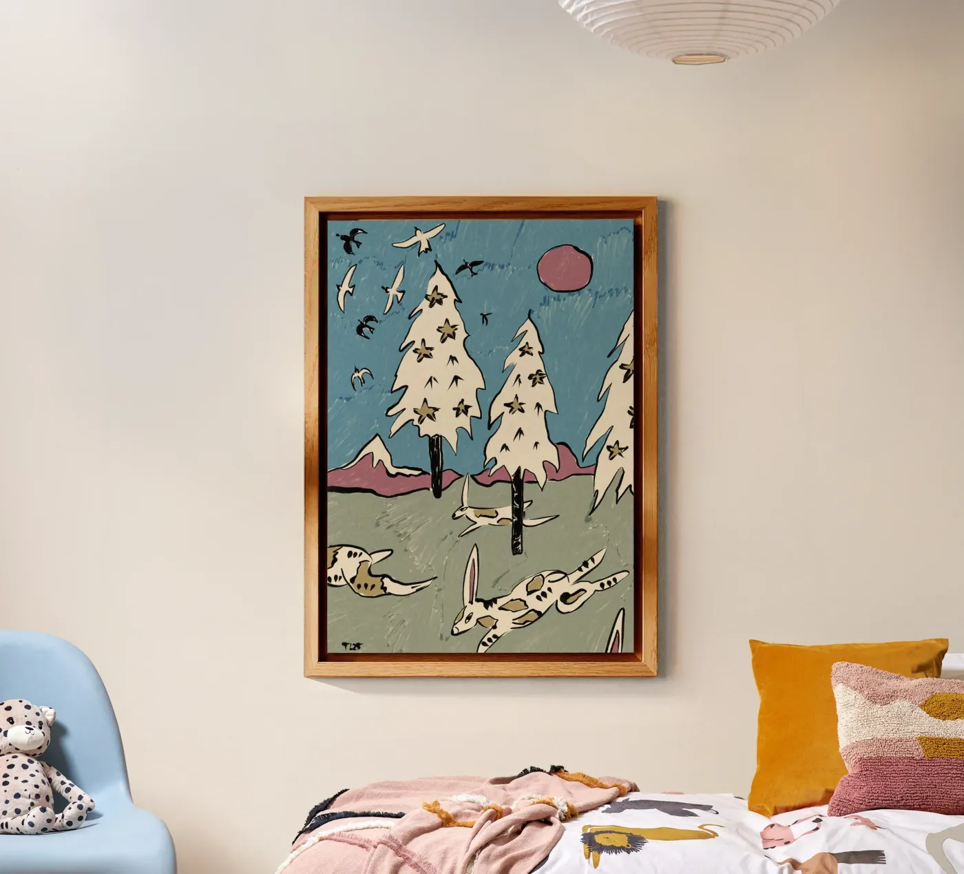 Hare Forest alluminio dibond da Raipa Studio