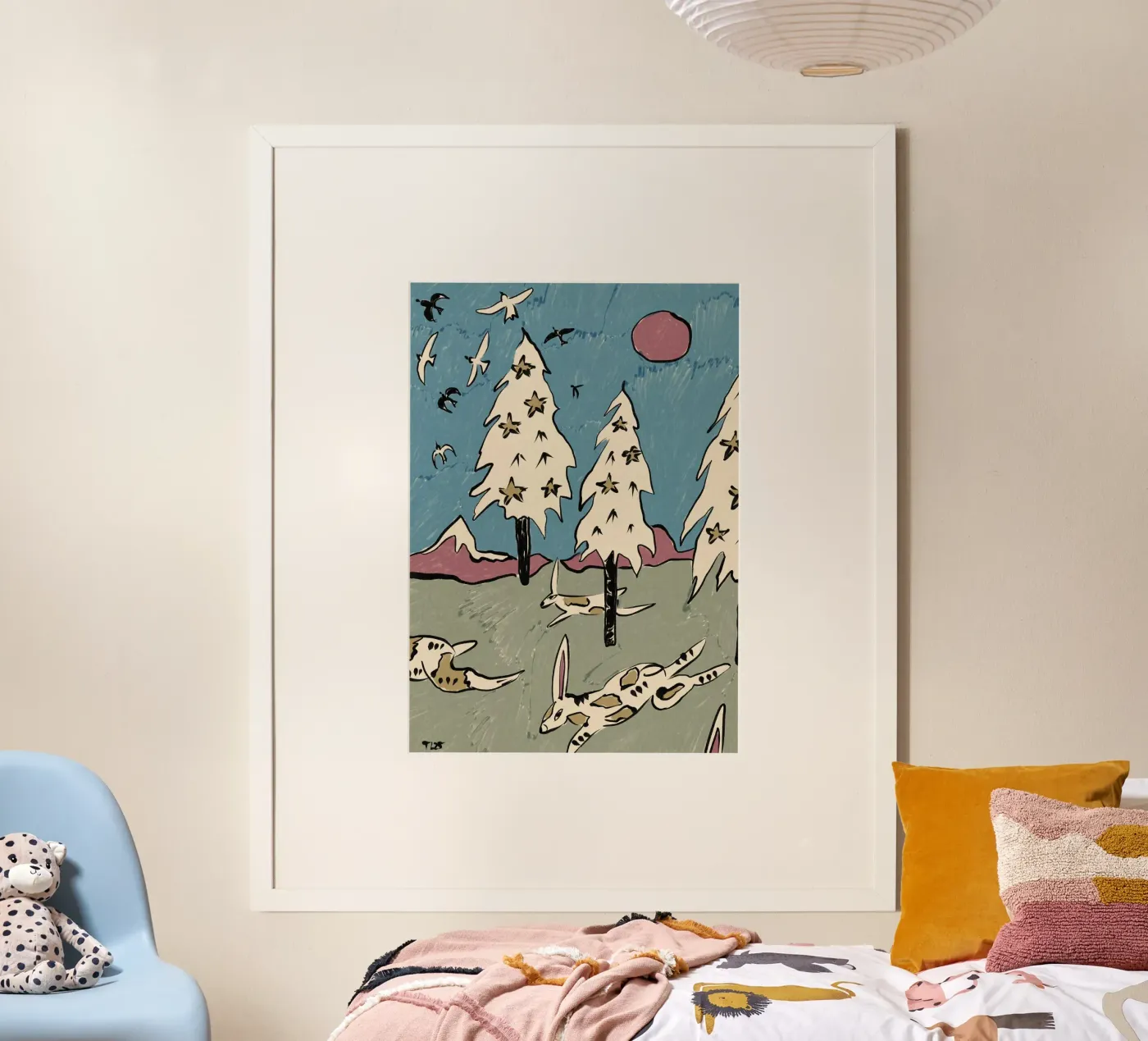 Hare Forest Poster von Raipa Studio