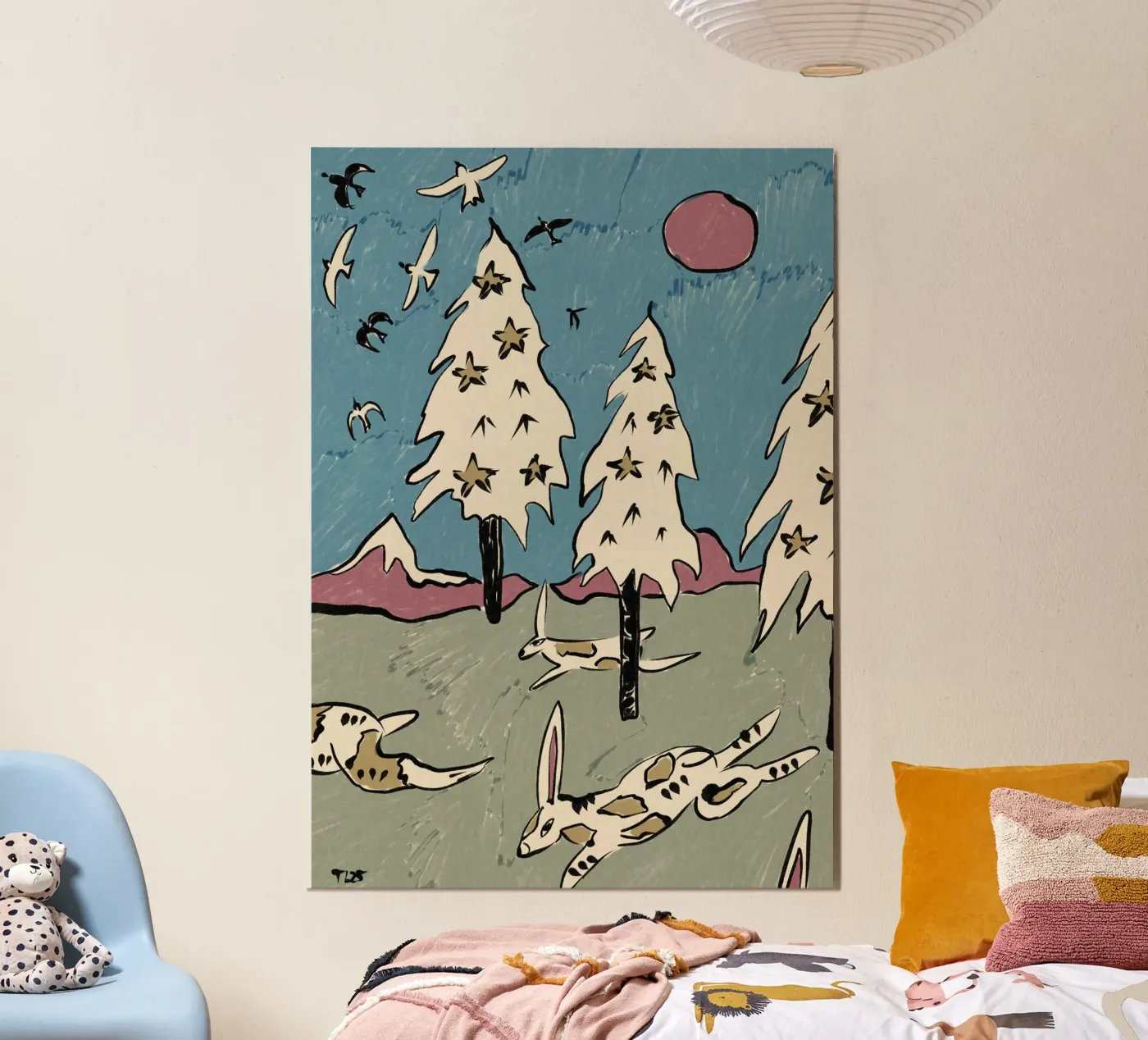Hare Forest poster by Raipa Studio