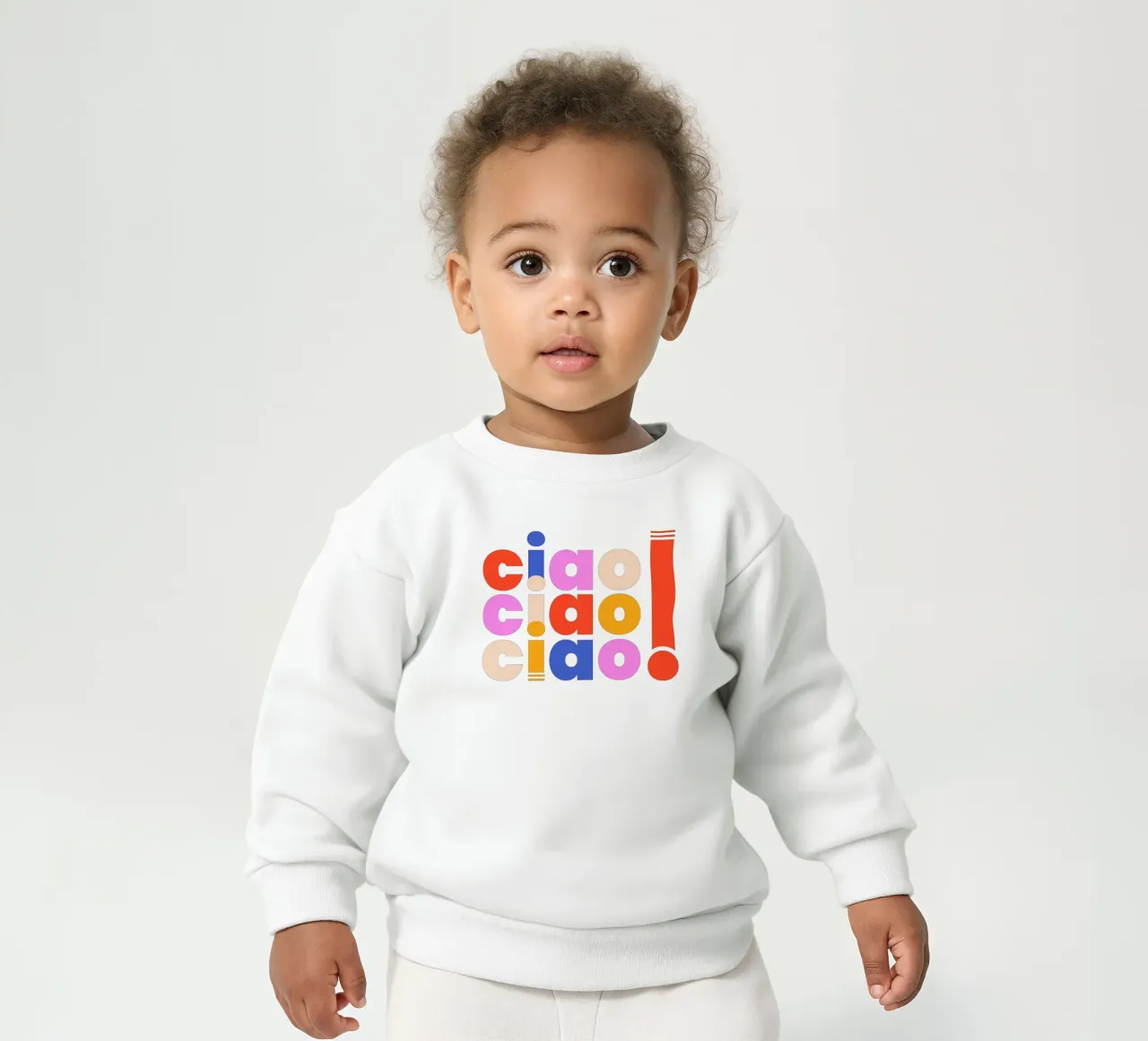 Ciao Retro Pop Art Quote felpa neonato da showmemars