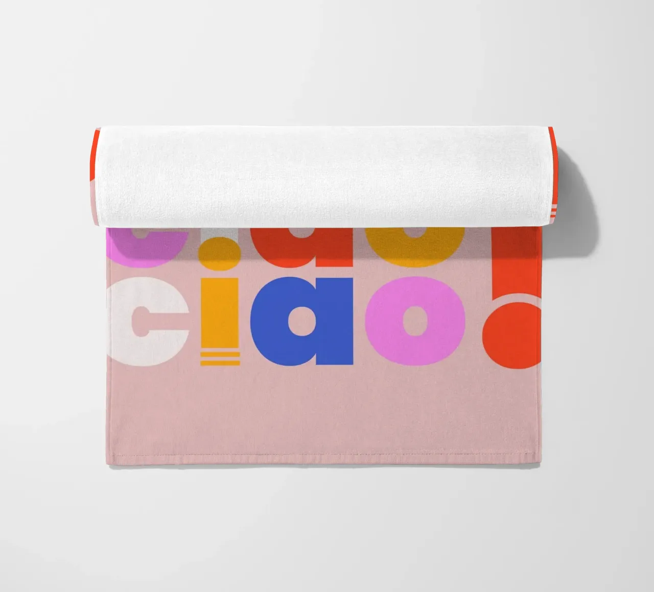 Ciao Retro Pop Art Quote telo mare da showmemars