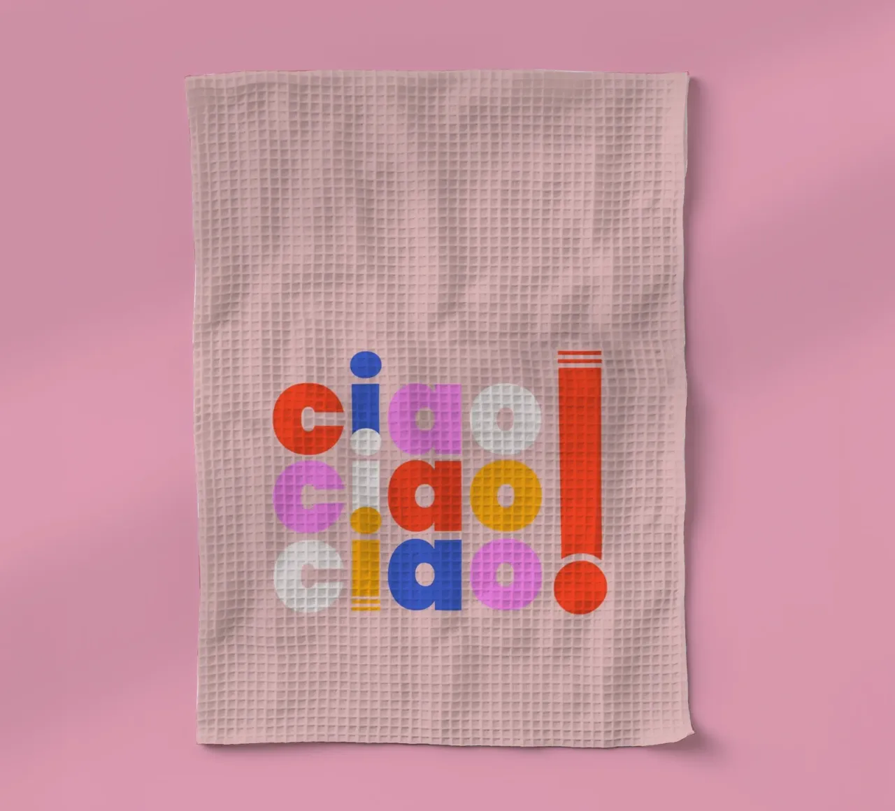 Ciao Retro Pop Art Quote canovaccio da cucina da showmemars