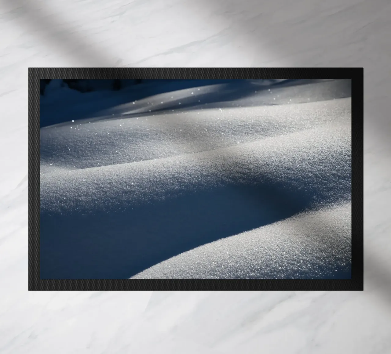 Frozen waves doormat by Romy Mueller Waterworld