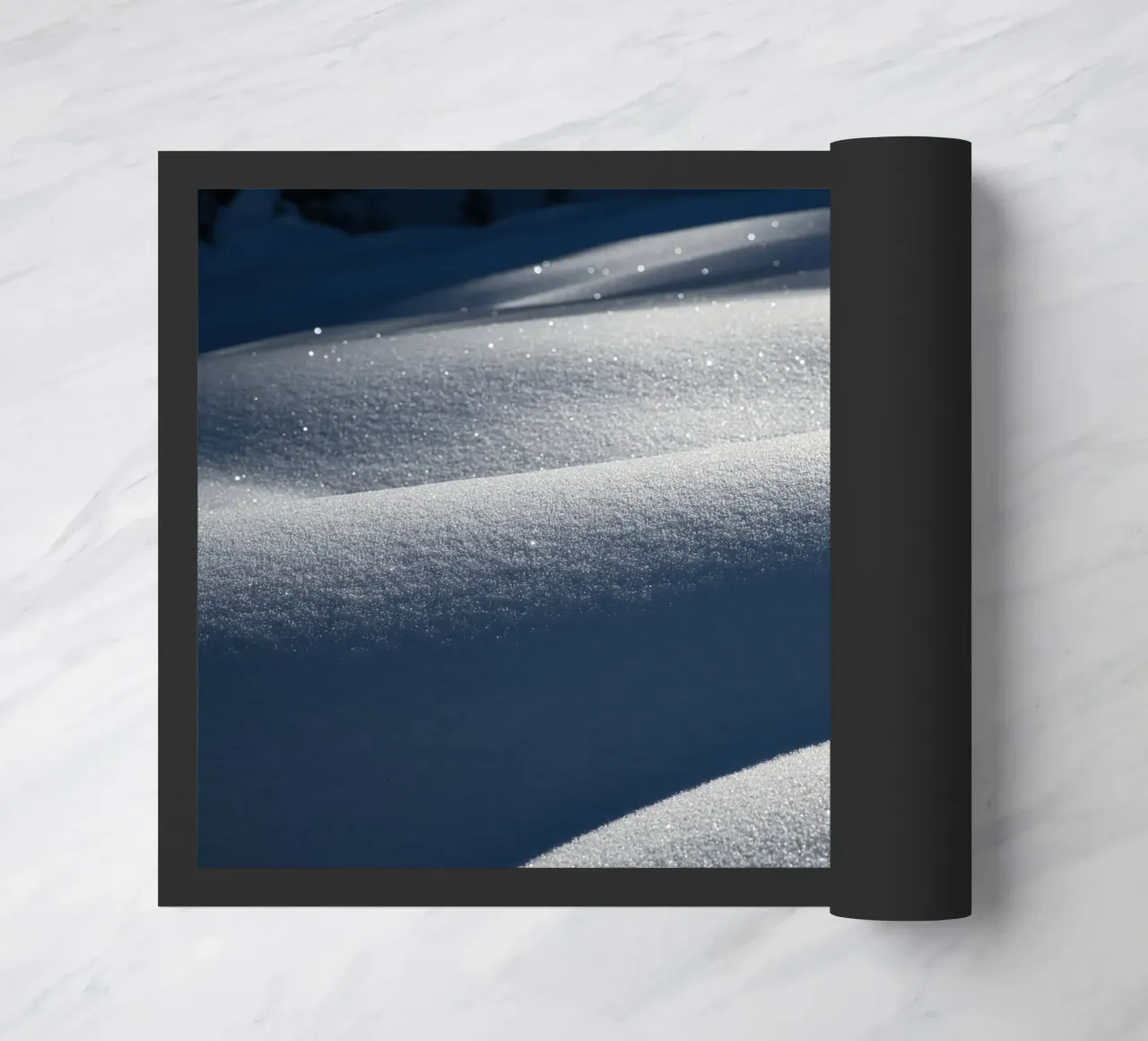 Frozen waves doormat by Romy Mueller Waterworld