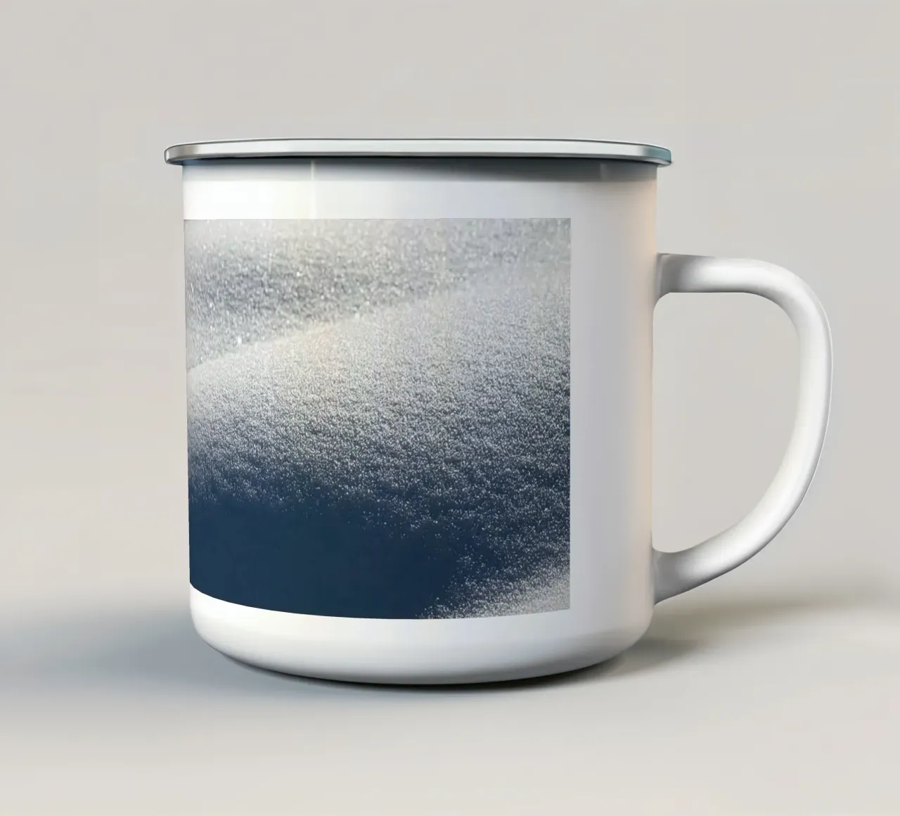 Onde congelate tazza in smalto da Romy Mueller Waterworld