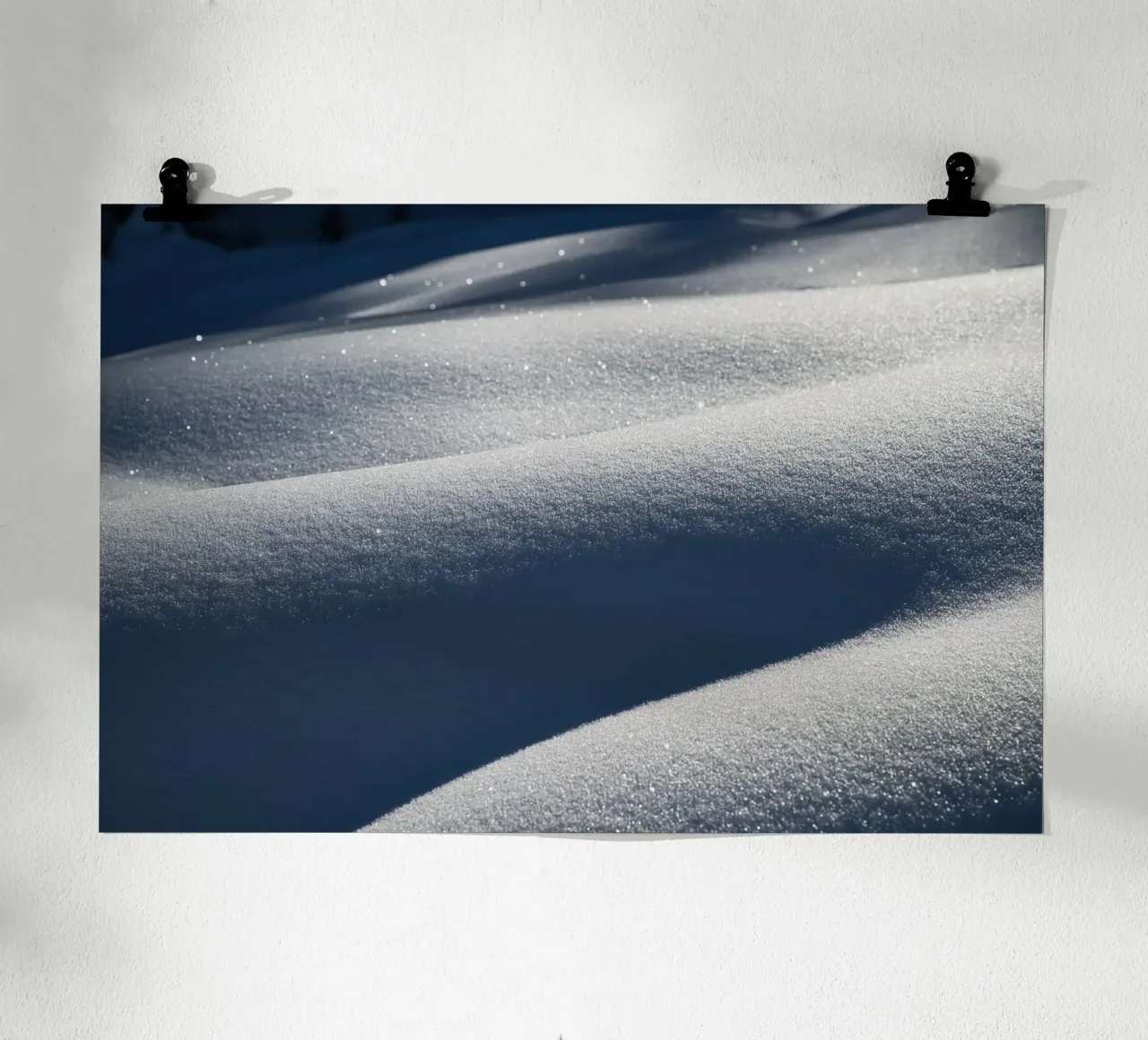 Frozen waves poster by Romy Mueller Waterworld