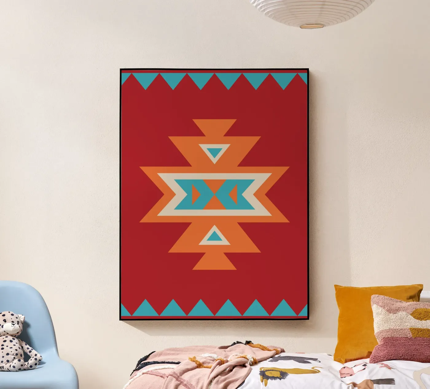 Geometric ethnic pattern plexiglas de Petra Lang - Design