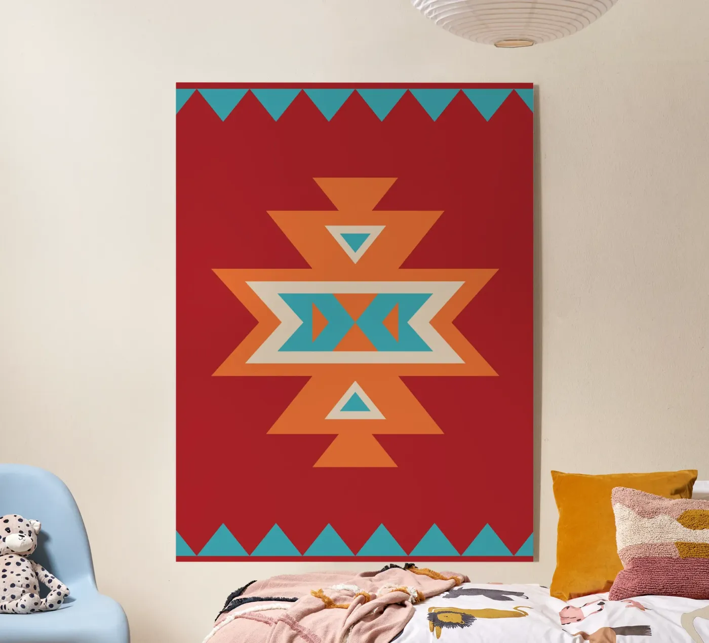 Geometric ethnic pattern plexiglas de Petra Lang - Design