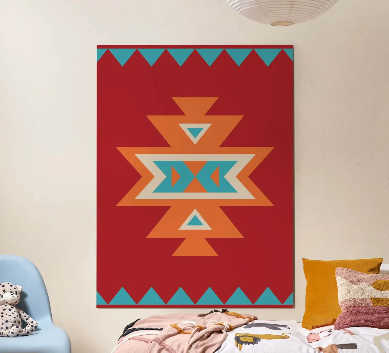 Motivo etnico geometrico poster da Petra Lang - Design