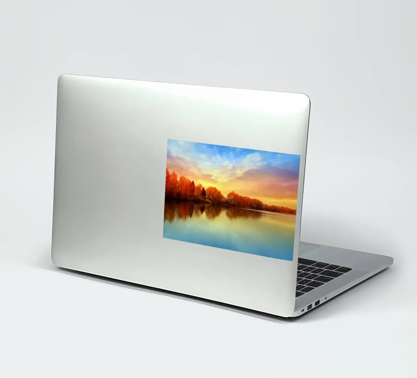 Sunset in autumn sticker by Atteloi