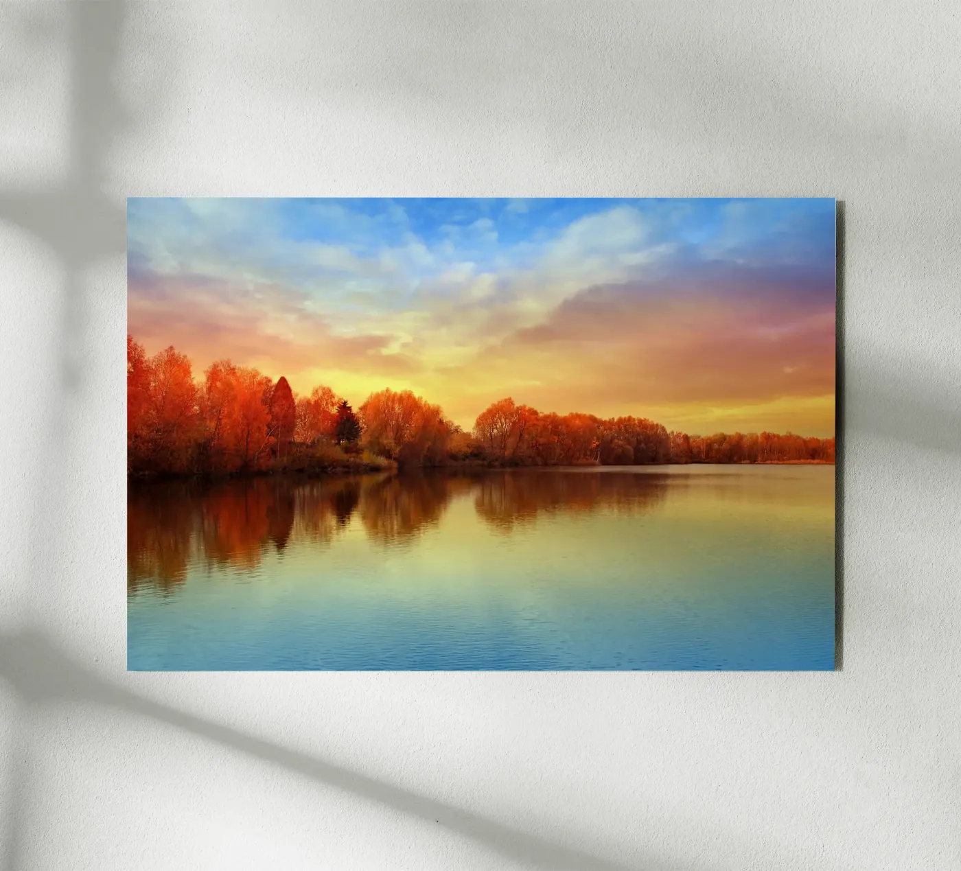 Sunset in autumn forex plate by Atteloi
