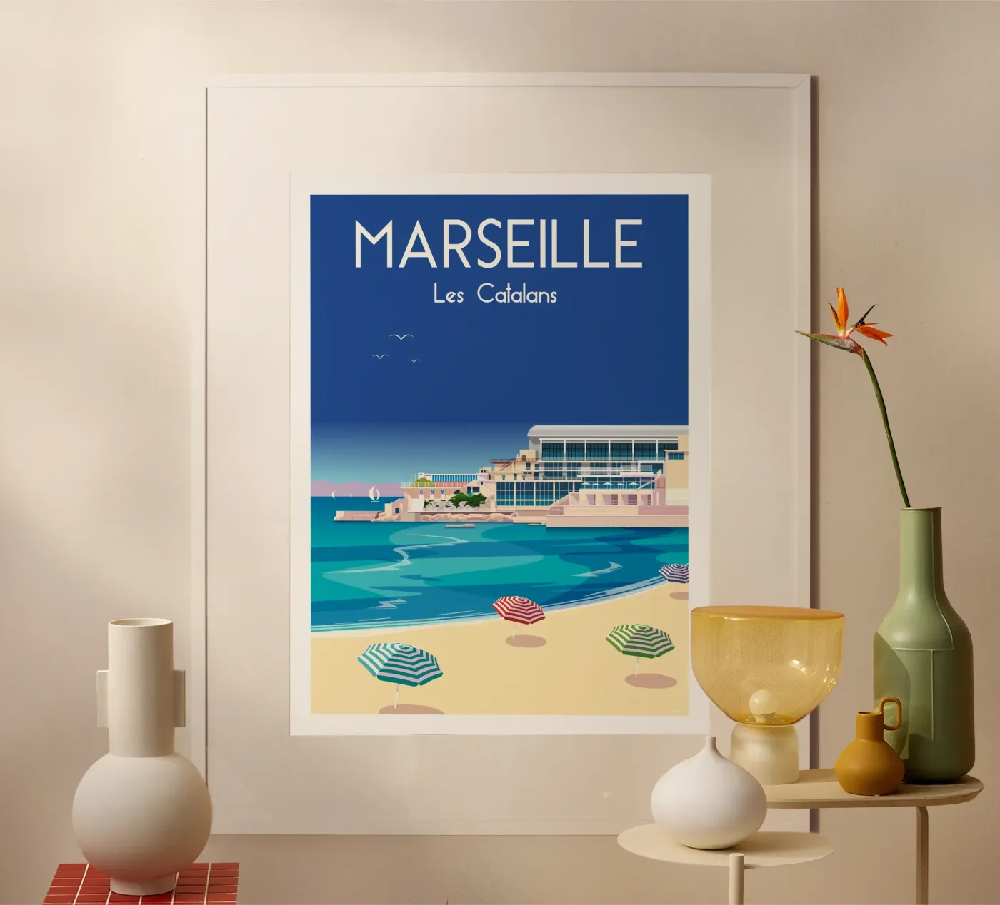 Marseille poster van Raphaël Delerue