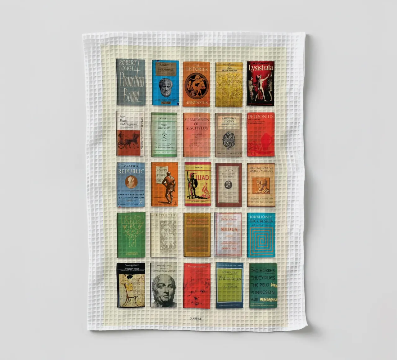 Classics Print - Poster de littérature classique torchon de MissLiterarty