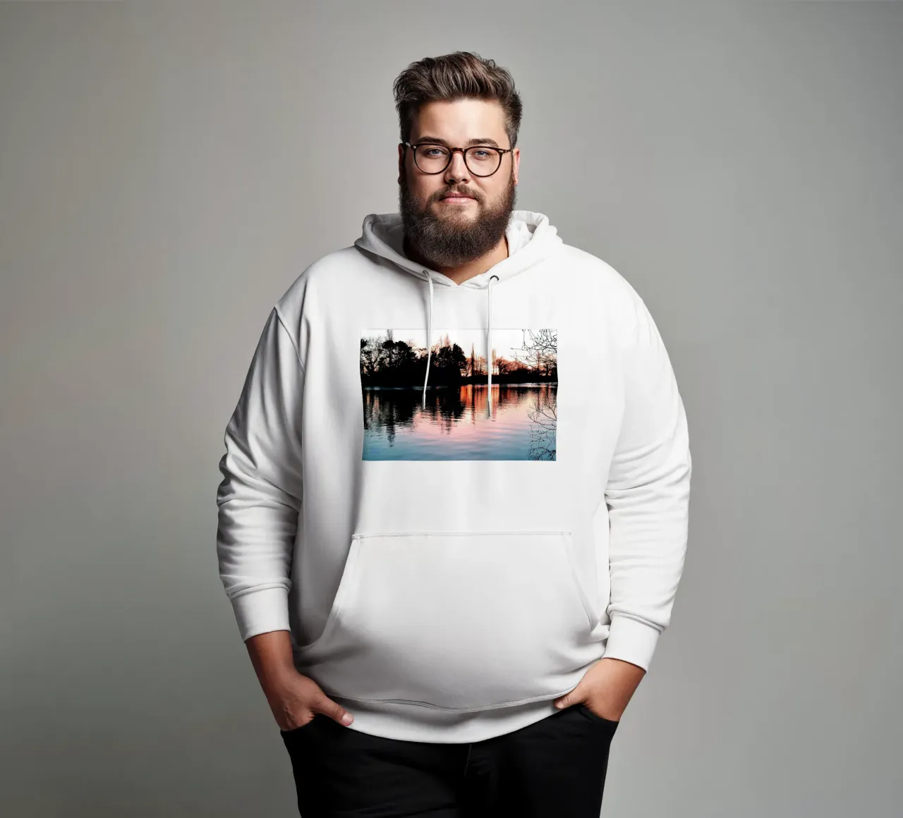 LUCE INCREDIBILE. felpa con cappuccio da THIERRY VOBMANN.MY BEST PHOTOS.