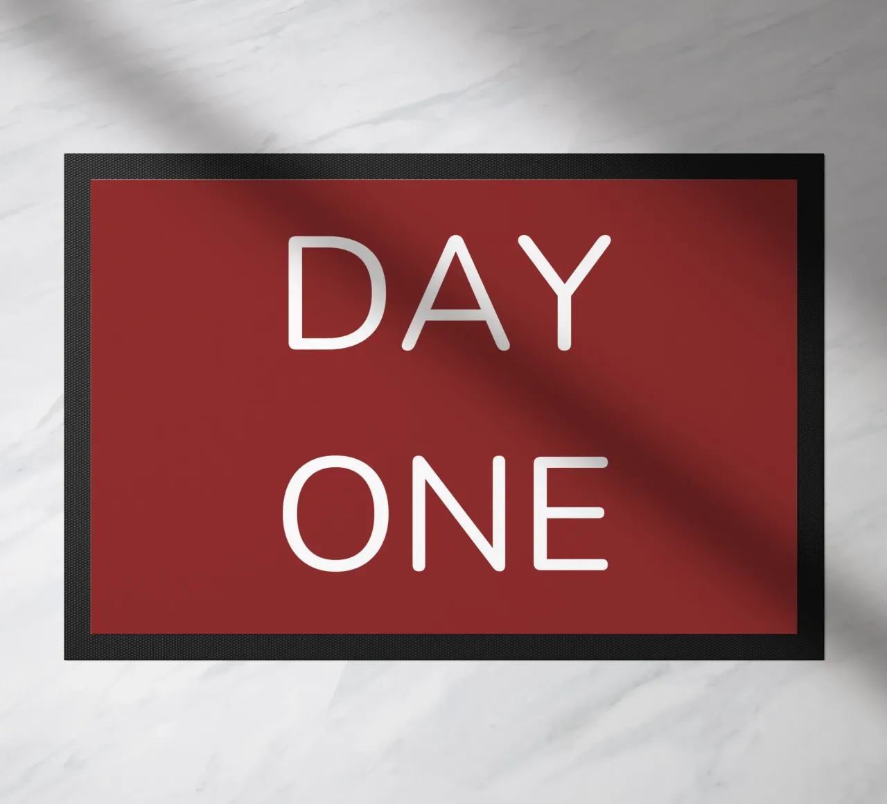 DAY ONE doormat by Simple