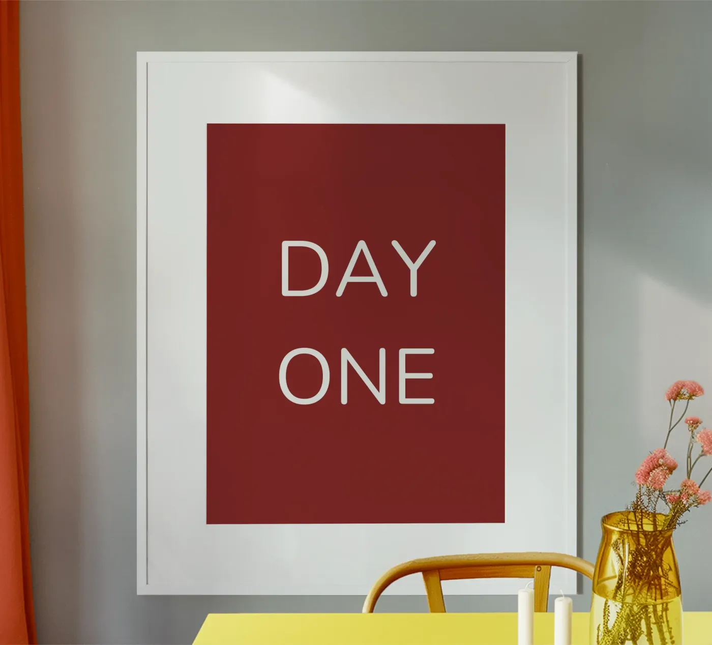 DAY ONE poster by Simple