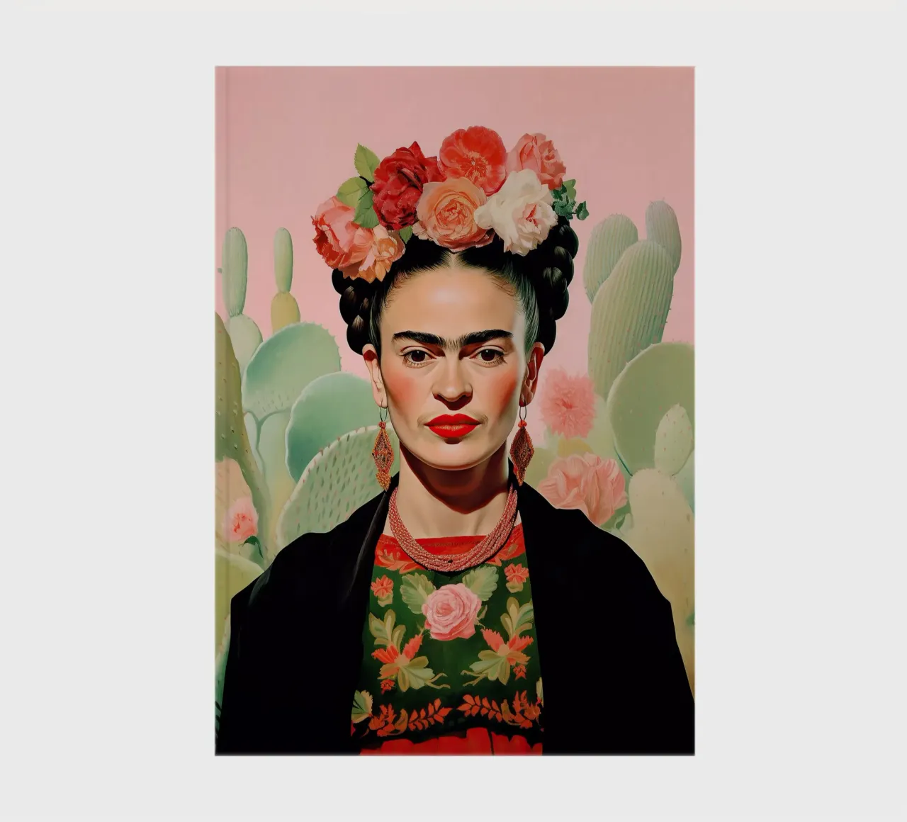 Frida Kahlo "Resilient Heart" notebook by Fantasias Florales