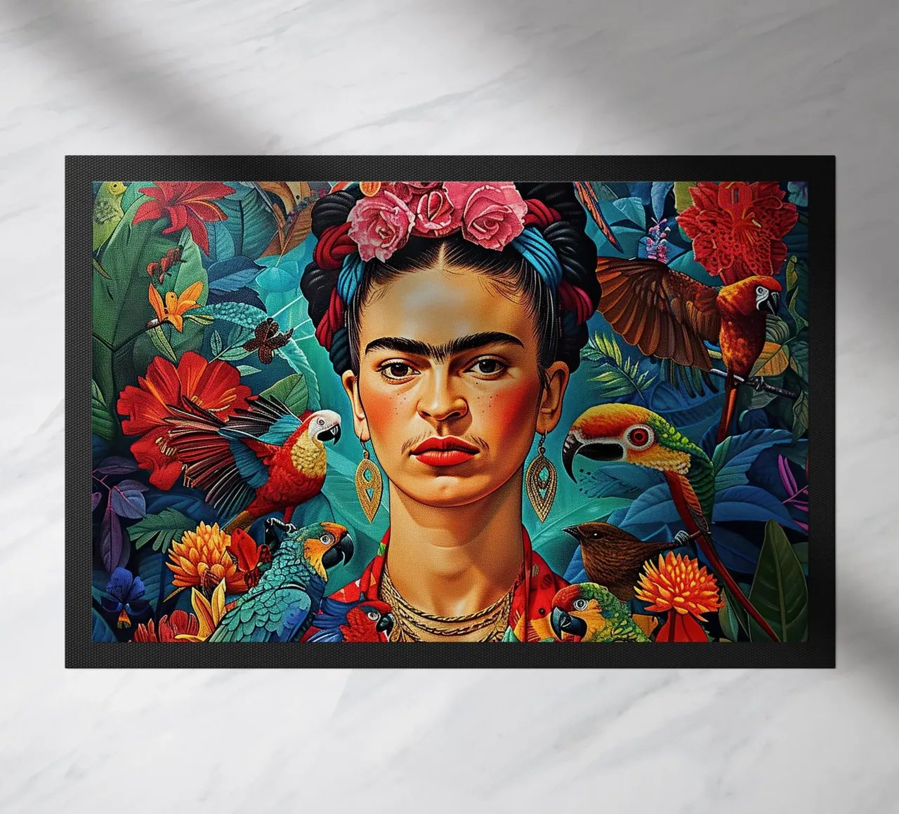 Frida Kahlo "Brave Expressions" zerbino da Fantasias Florales
