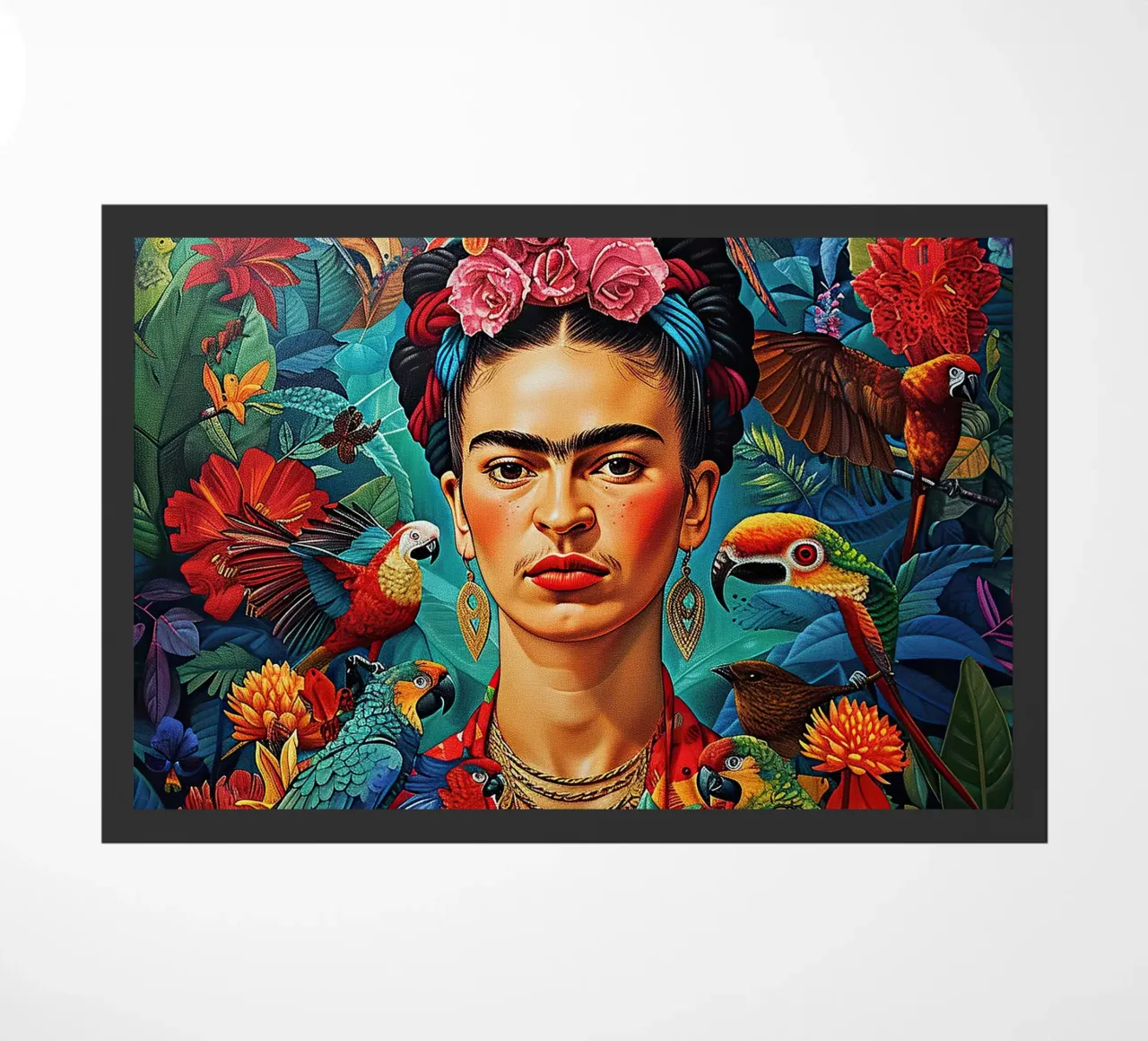 Frida Kahlo "Brave Expressions" zerbino da Fantasias Florales