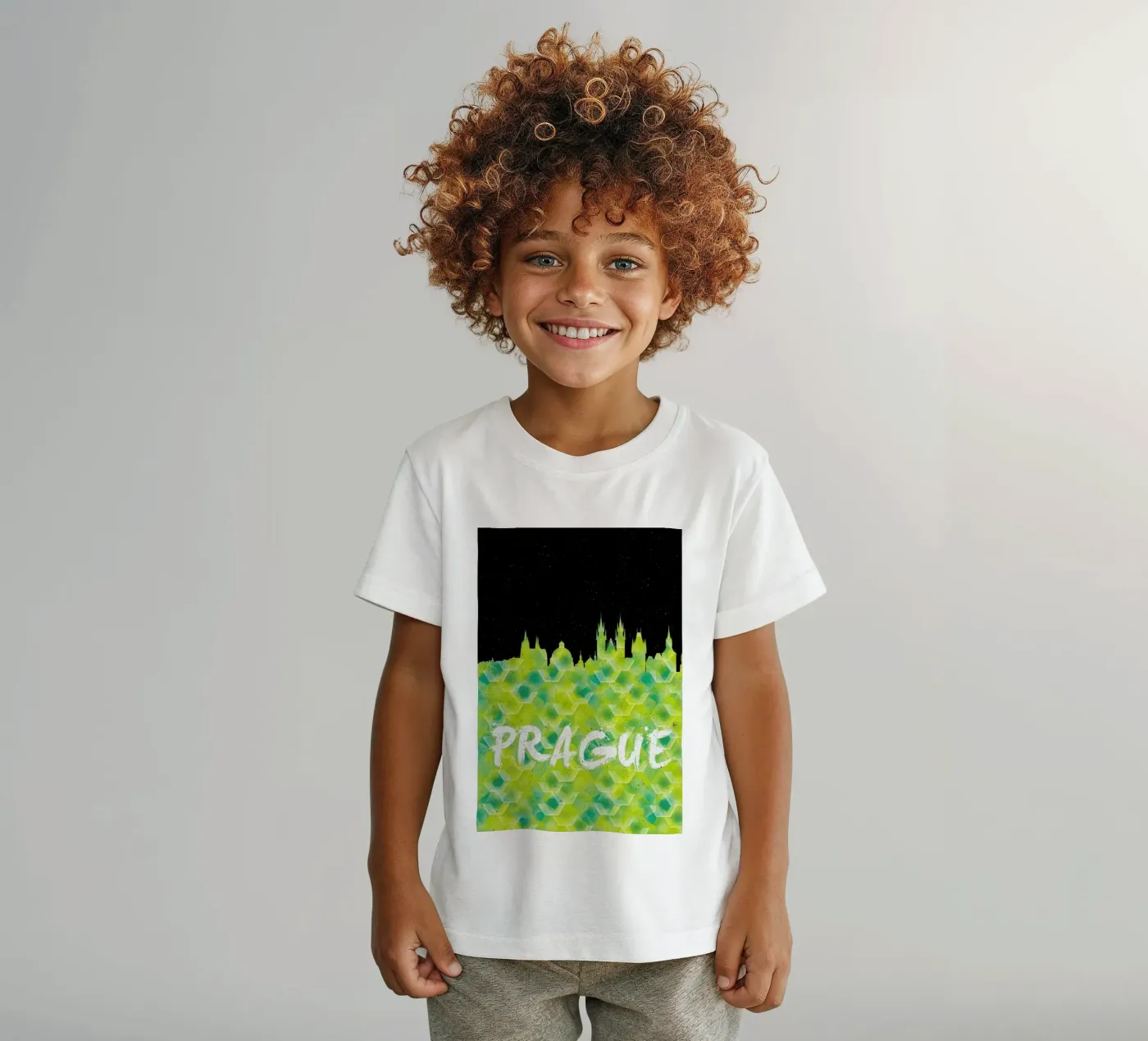 Prague t-shirt bambini da Danny Ivan