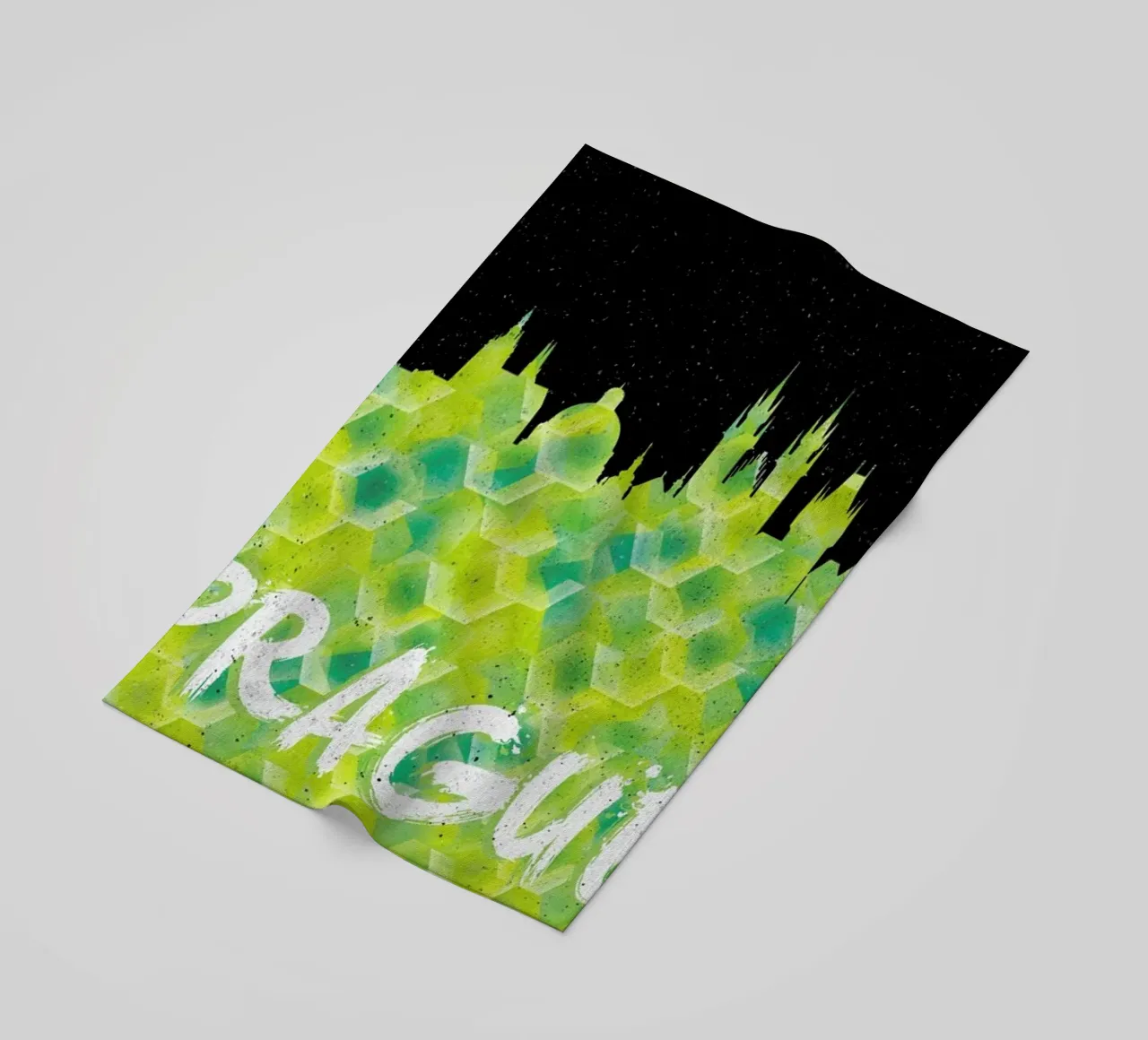 Prague beach towel by Danny Ivan