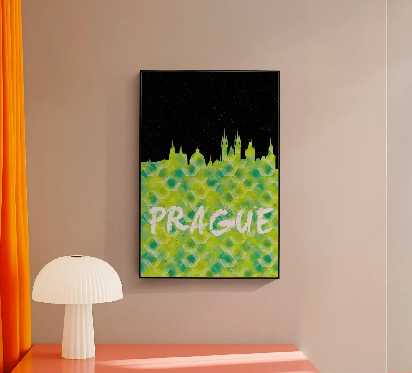 Prague acryl van Danny Ivan