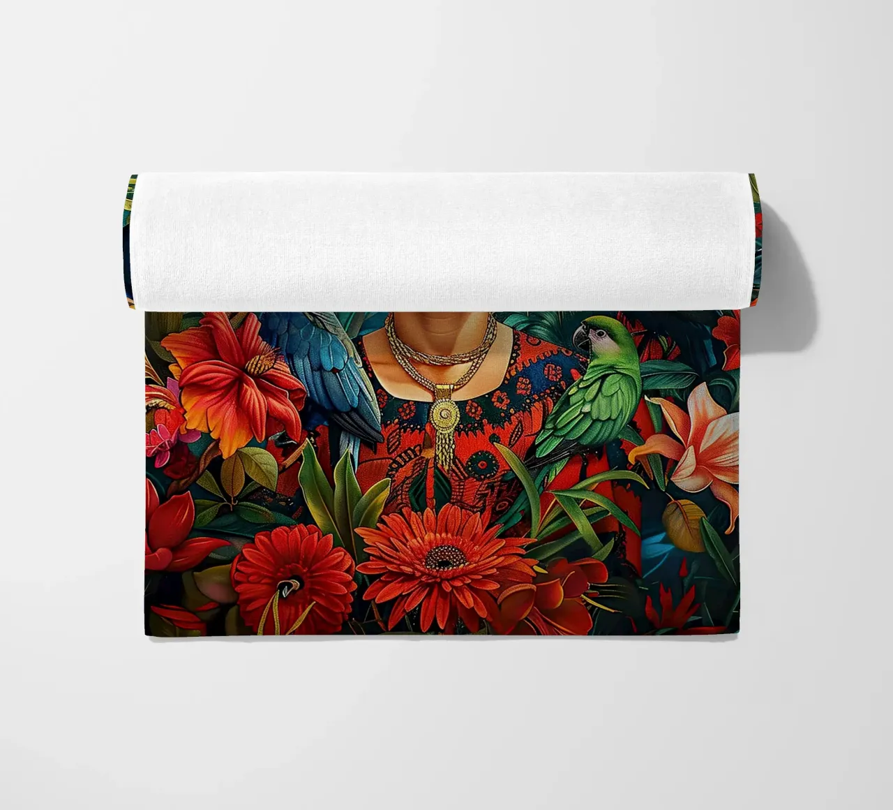 Frida Kahlo "Colors of Courage" telo mare da Fantasias Florales