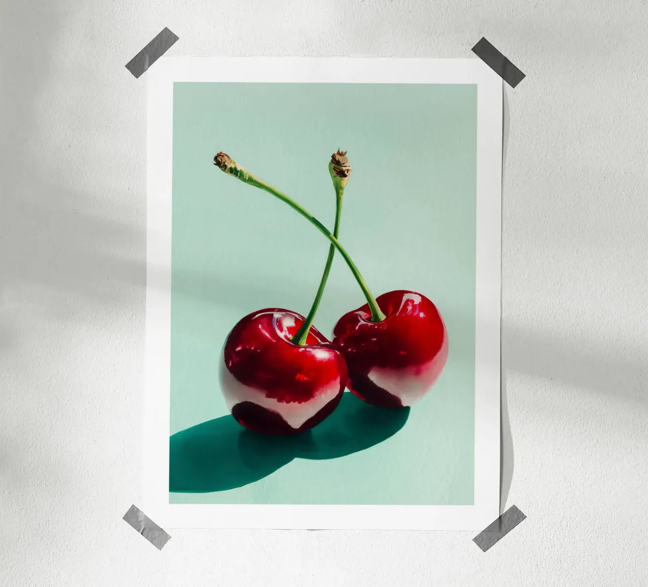 Cherry Duo poster by Spice & Spoon Studio