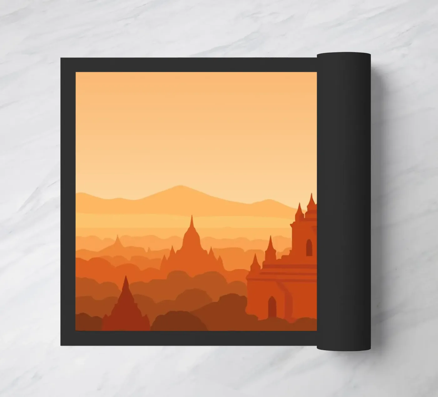 Myanmar doormat by minimalist designs