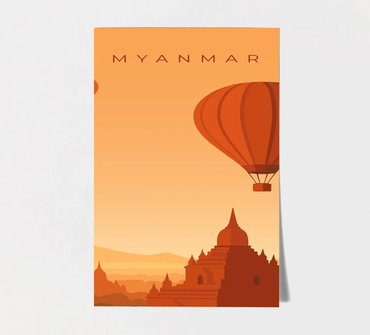 Myanmar sticker sheet by minimalist designs