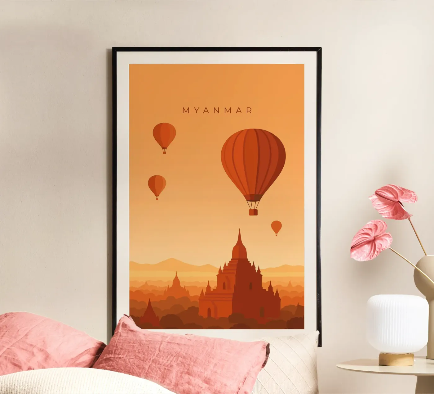 Myanmar Poster von minimalist designs