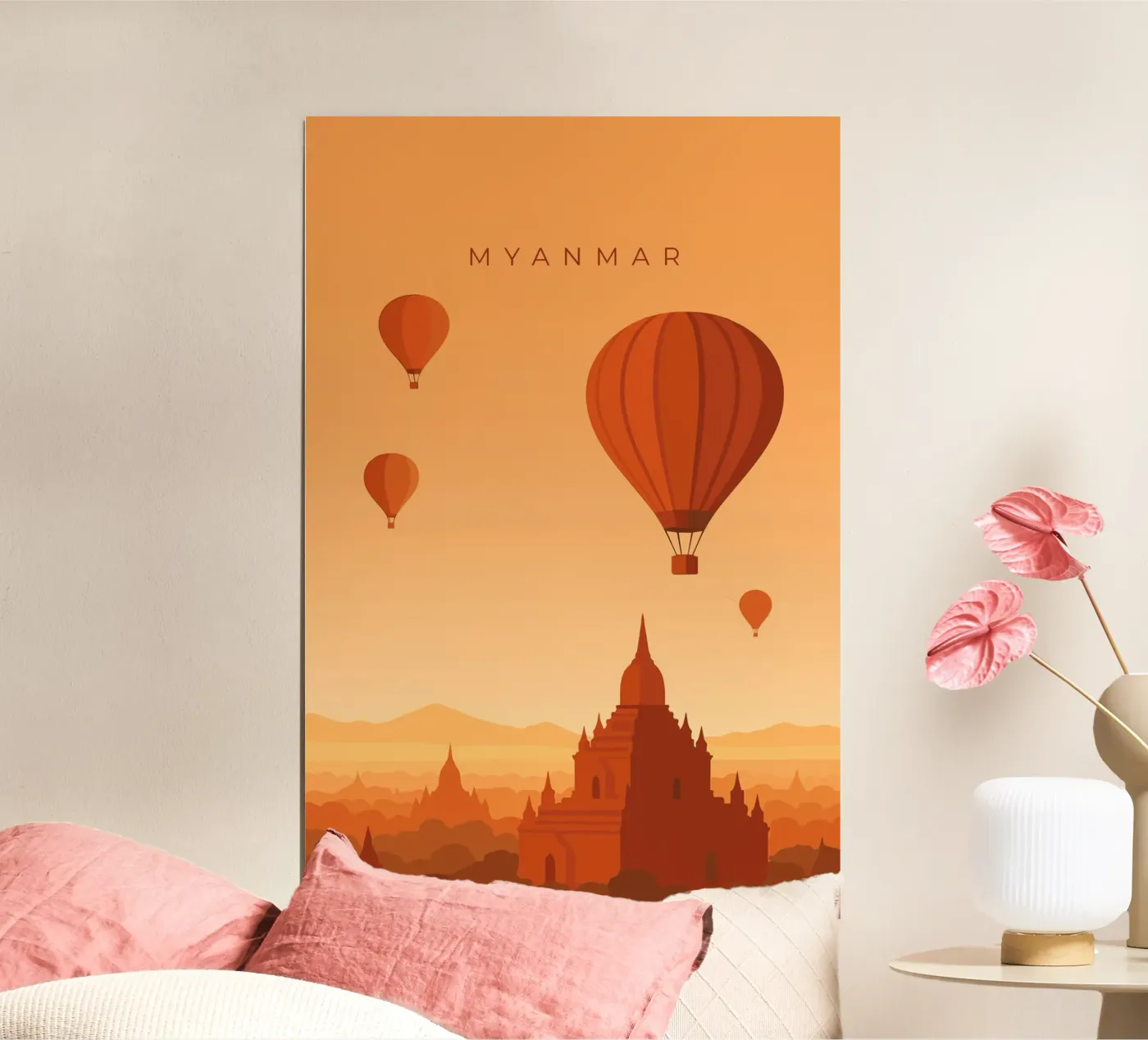 Myanmar Poster von minimalist designs
