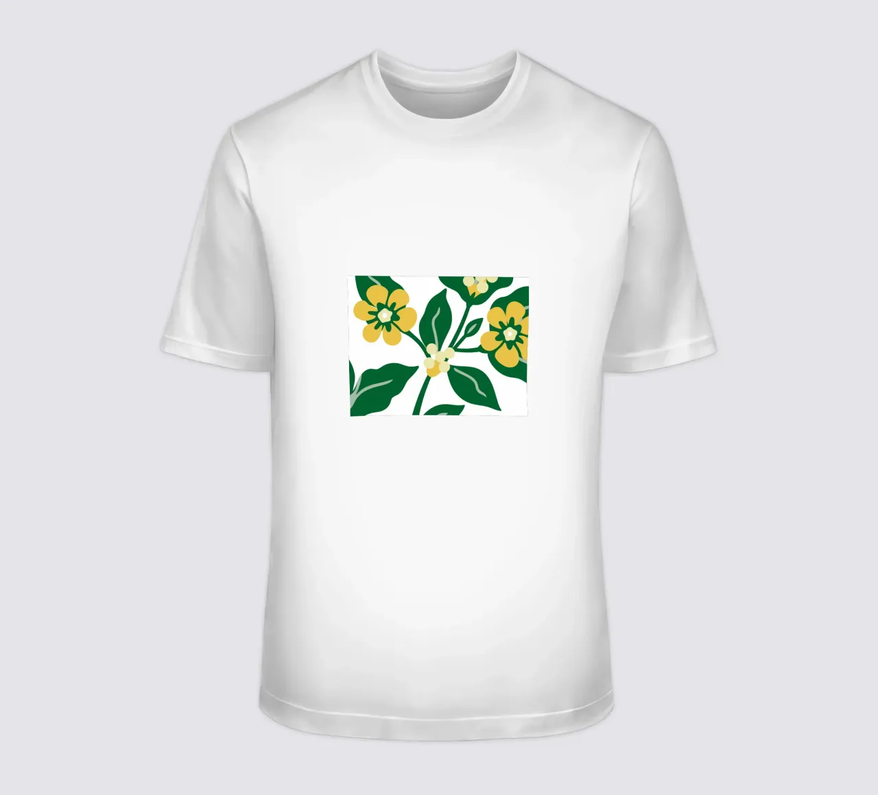 Sfondo con tema floreale fresco t-shirt da SPECIAL FLOWER PATTERNS