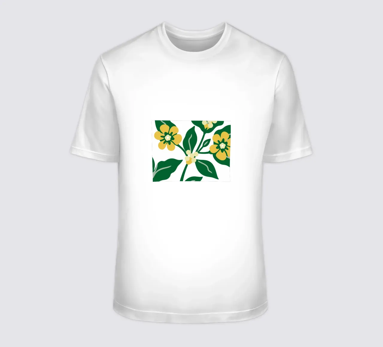 Sfondo con tema floreale fresco t-shirt da SPECIAL FLOWER PATTERNS