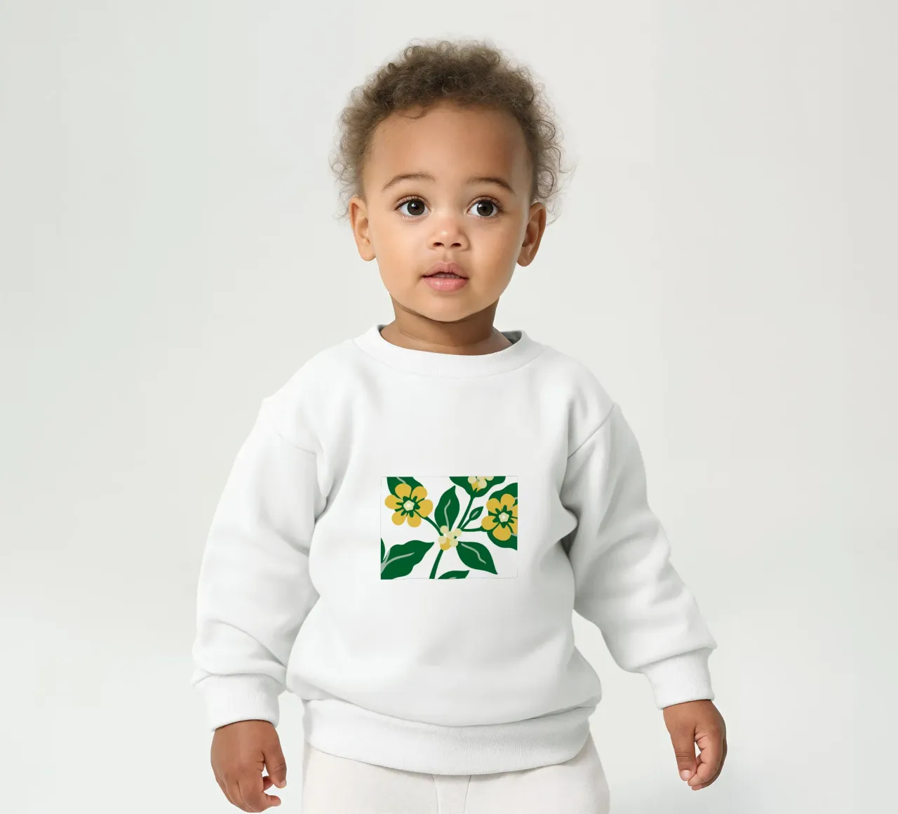 Sfondo con tema floreale fresco felpa neonato da SPECIAL FLOWER PATTERNS