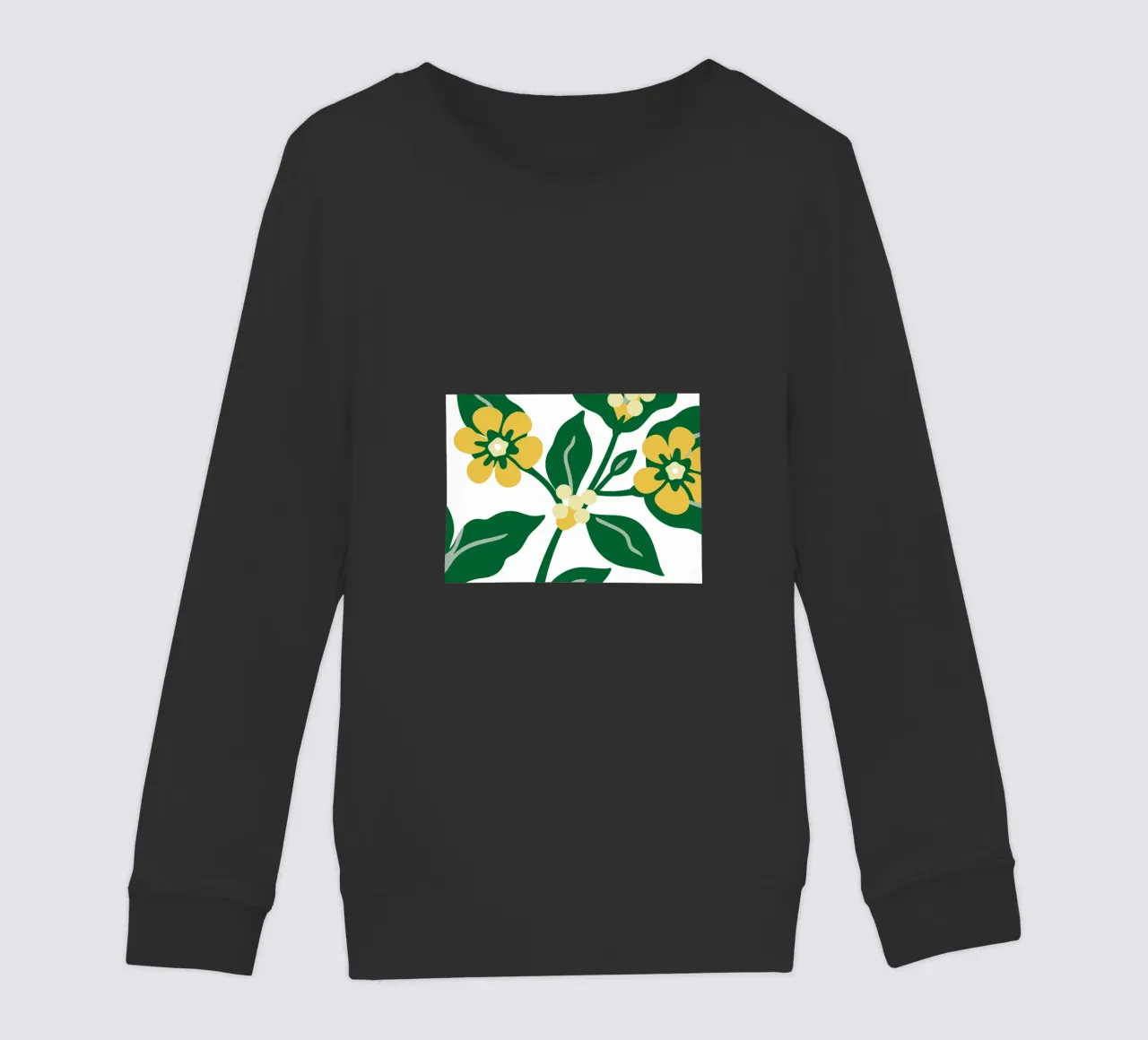 Sfondo con tema floreale fresco felpa bambino da SPECIAL FLOWER PATTERNS