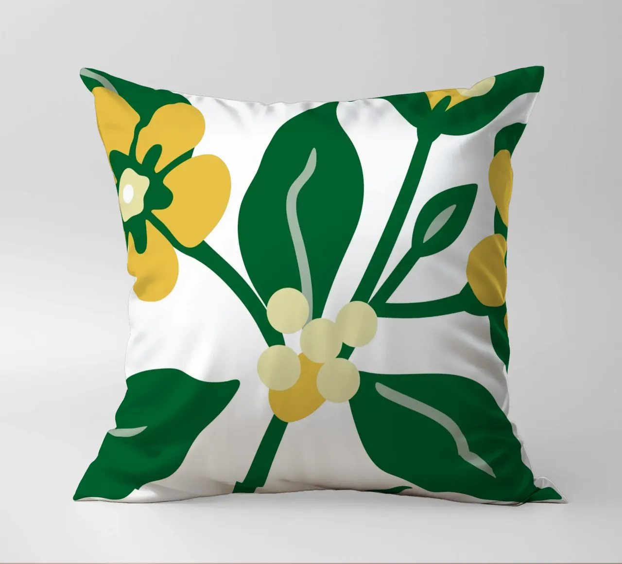 Sfondo con tema floreale fresco cuscino da SPECIAL FLOWER PATTERNS