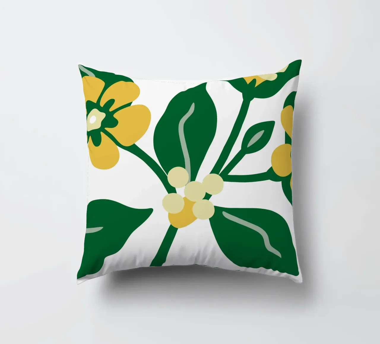 Sfondo con tema floreale fresco cuscino da SPECIAL FLOWER PATTERNS