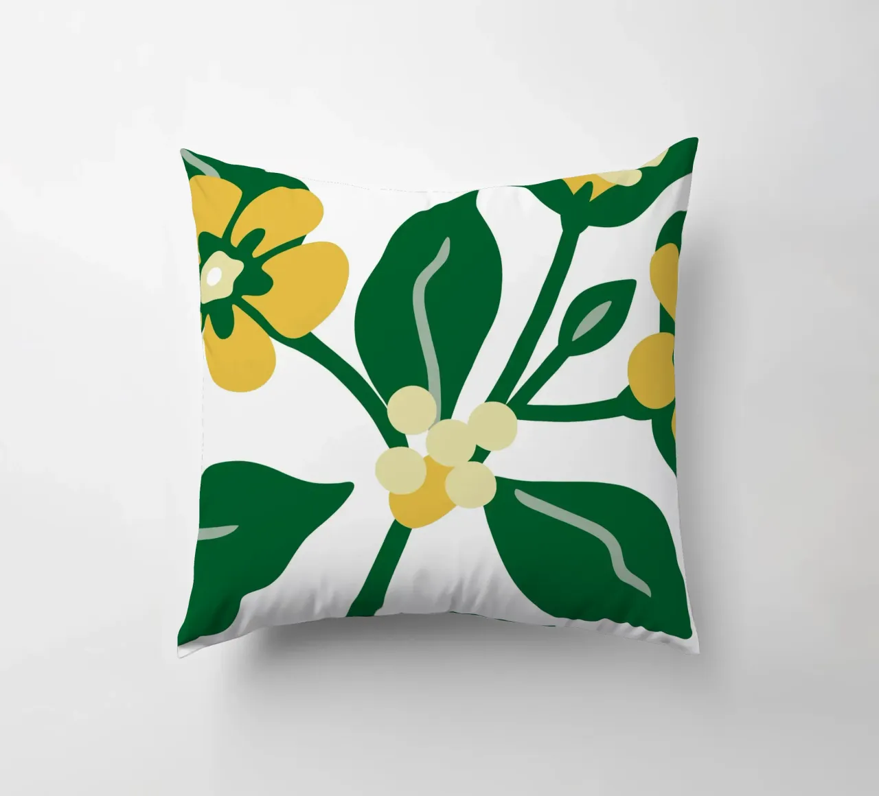 Sfondo con tema floreale fresco cuscino da SPECIAL FLOWER PATTERNS