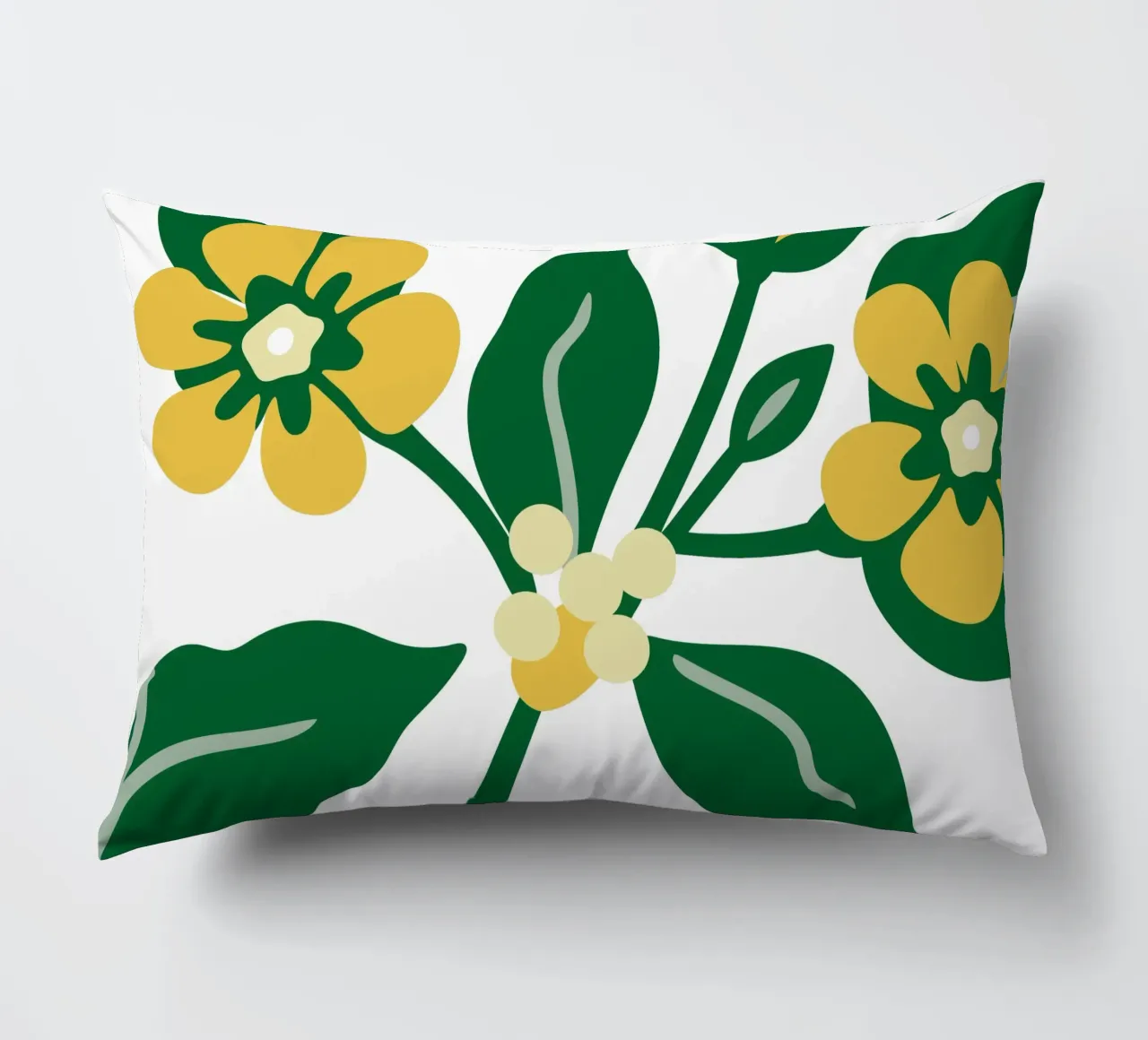 Sfondo con tema floreale fresco cuscino da SPECIAL FLOWER PATTERNS