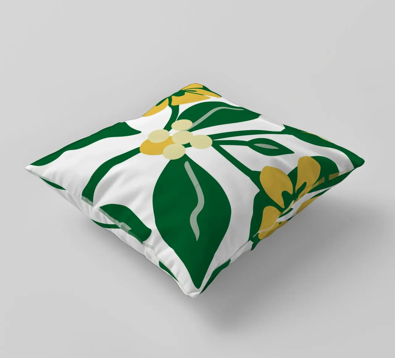 Sfondo con tema floreale fresco cuscino da SPECIAL FLOWER PATTERNS