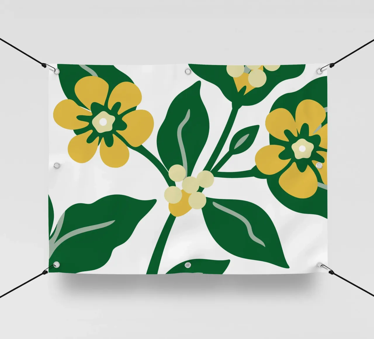 Sfondo con tema floreale fresco telo in pvc da SPECIAL FLOWER PATTERNS