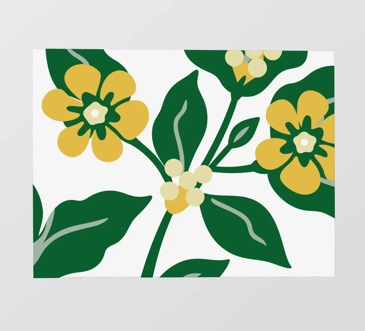 Sfondo con tema floreale fresco telo in pvc da SPECIAL FLOWER PATTERNS