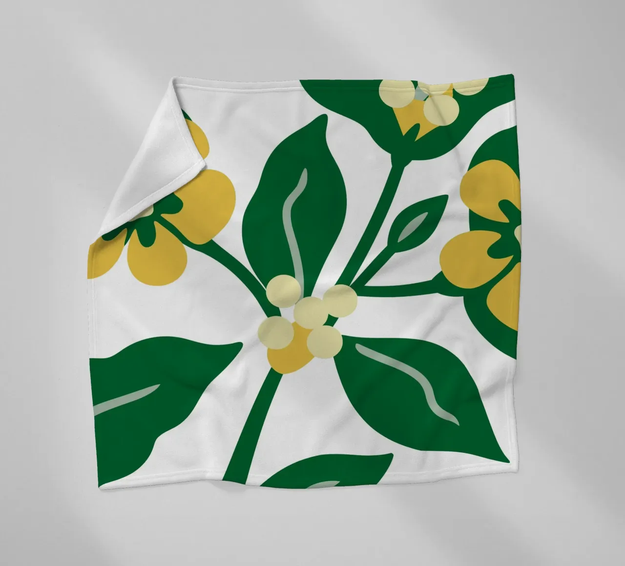 Sfondo con tema floreale fresco coperta in pile da SPECIAL FLOWER PATTERNS