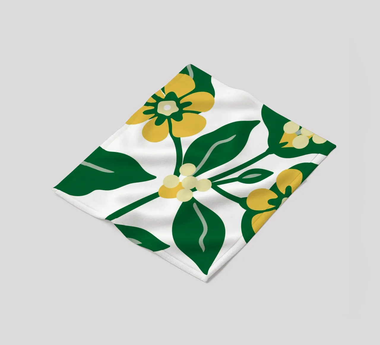 Sfondo con tema floreale fresco coperta in pile da SPECIAL FLOWER PATTERNS