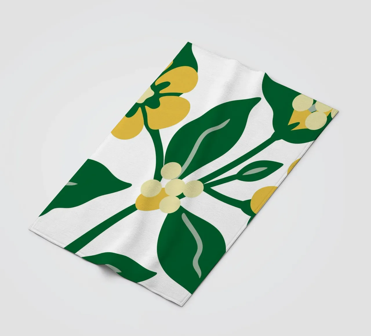 Sfondo con tema floreale fresco coperta in pile da SPECIAL FLOWER PATTERNS